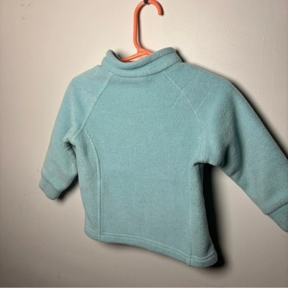 Columbia Fleece Jacket 12-18M Light Blue Zip Up Soft Warm‎ Infant Toddler Layer